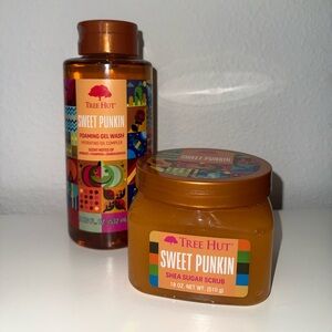 Tree Hut “Sweet Punkin” Foaming Gel Wash and Shea Sugar Scrub